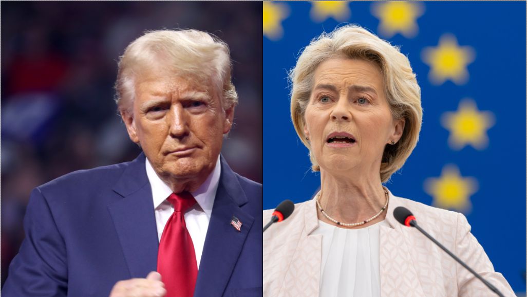 Stany Zjednoczone rozwijają się znacznie szybciej od strefy euro. Na zdjęciu prezydent USA Donald Trump i przewodnicząca Komisji Europejskiej Ursula von der Leyen
