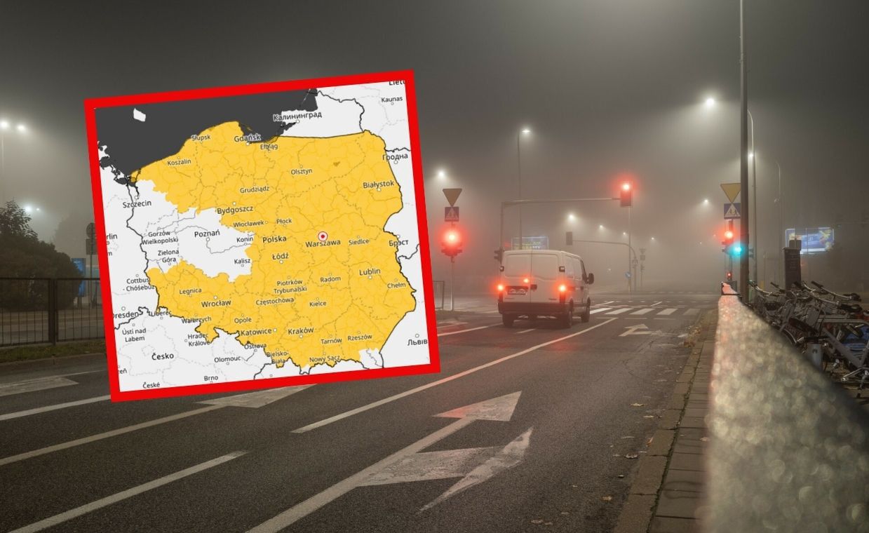 Zacznie się o 20 w czwartek. Wydano żółte alerty niemal w całej Polsce
