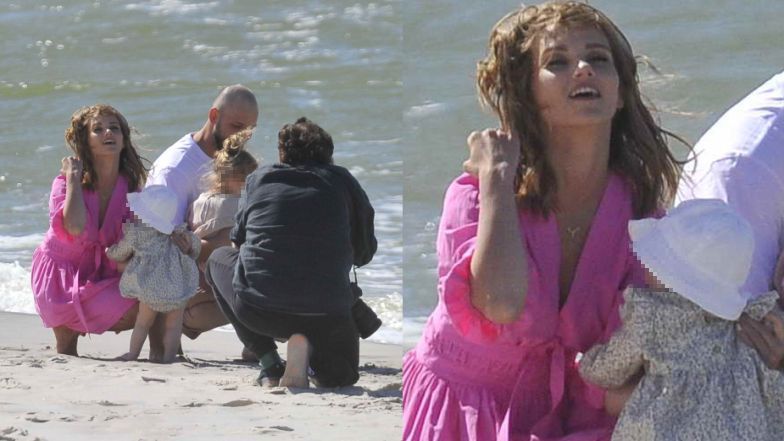 Agnieszka Kaczorowska zabrała na wakacje sztab asystentów