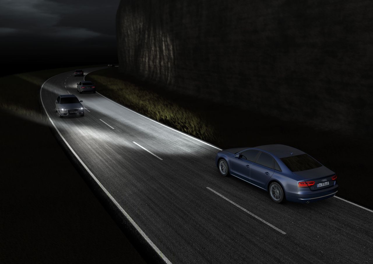 Reflektory matrycowe LED Audi