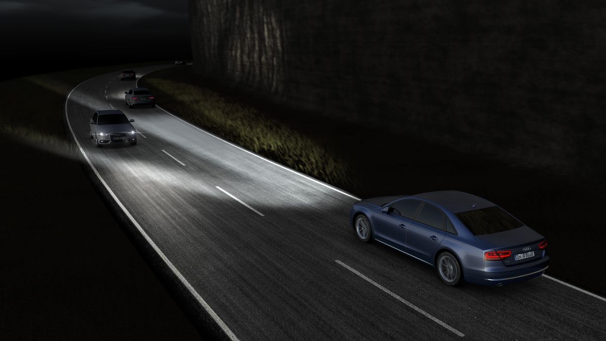 Reflektory matrycowe LED Audi