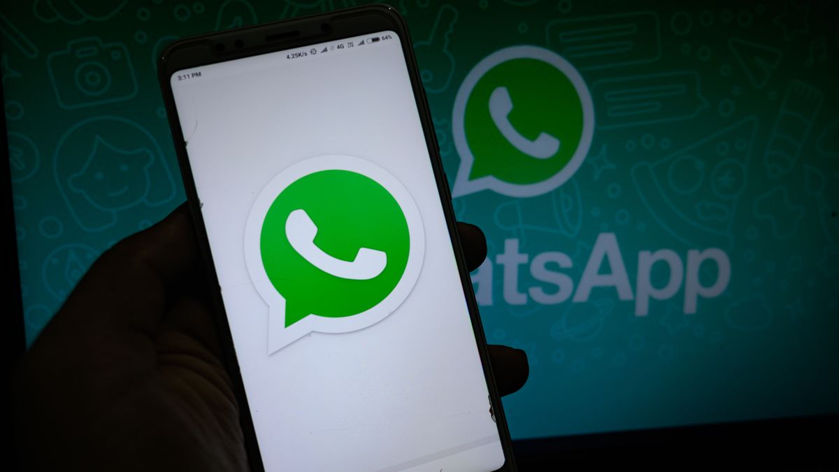 In this illustration photo, the logo of WhatsApp is displayed on a smartphone in Tehatta, Nadia, West Bengal, India on June 10, 2020. WhatsApp regularly comes with new features and updates that make the messaging experience better. Recently, WhatsApp rolled out Dark Mode, increased group voice and video call limit from four to eight, restricted frequently forwarded messages to be sent to more than one chat at a time. (Photo Illustration by Soumyabrata Roy/NurPhoto via Getty Images)