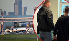 "Podłożyliśmy bombę". Akcja służb na lotnisku w Warszawie