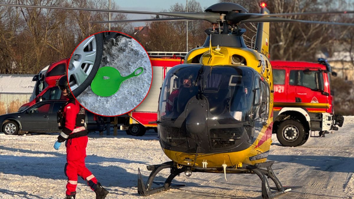 Wypadek w Bytowie. Dziecko w szpitalu.