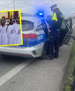 Pijany jechał na komunijnym prezencie trasą A4. Śpieszył się do wnuka