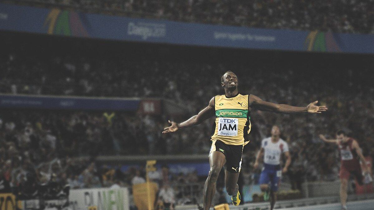 Usain Bolt w czasie kariery sprintera