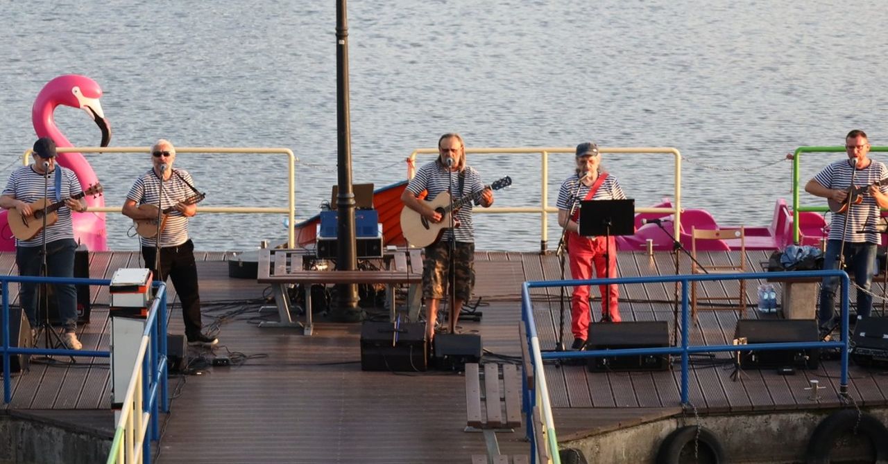 Koncert na wodzie w Krotoszynie - Zespół Skippers