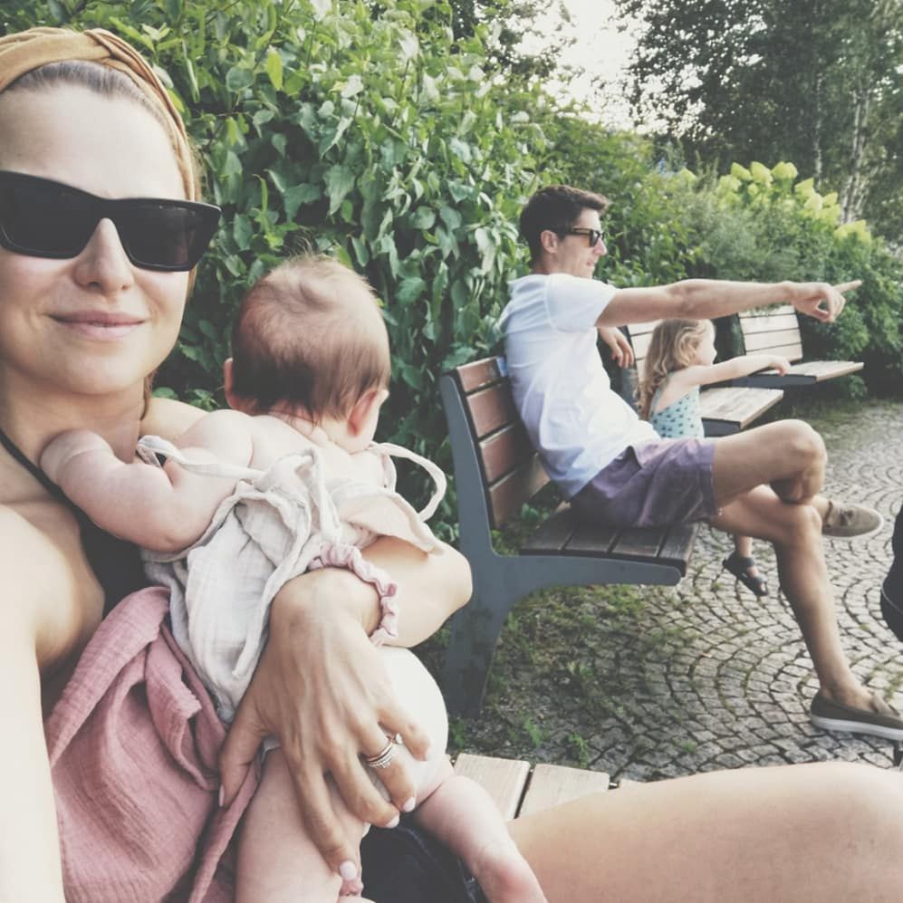 Anna Lewandowska promuje karmienie piersią