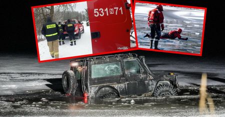 Zdjęcia Polaków na zamarzniętych rzekach hitem sieci. O zdanie pytamy eksperta
