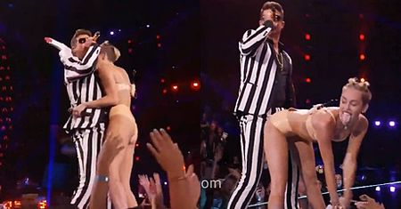 WYUZDANA Miley Cyrus na VMA!
