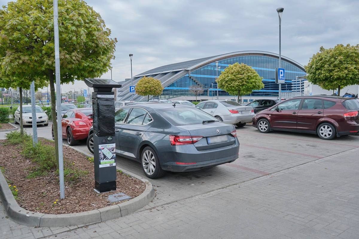 Płatny parking przy Aqua Lublin