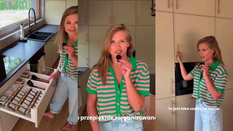 Agnieszka Kaczorowska pokazała NOWĄ KUCHNIĘ