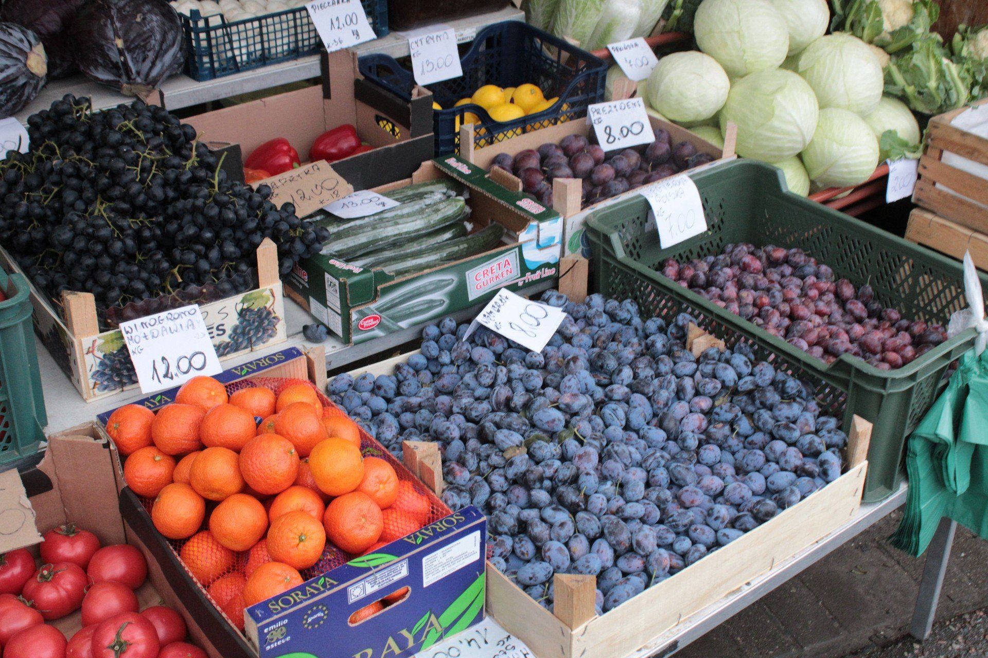 Wtorek na targowisku w Koszalinie