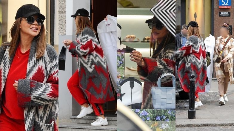 Edyta Górniak buszuje po sklepach, a asystentka nosi za nią zakupy