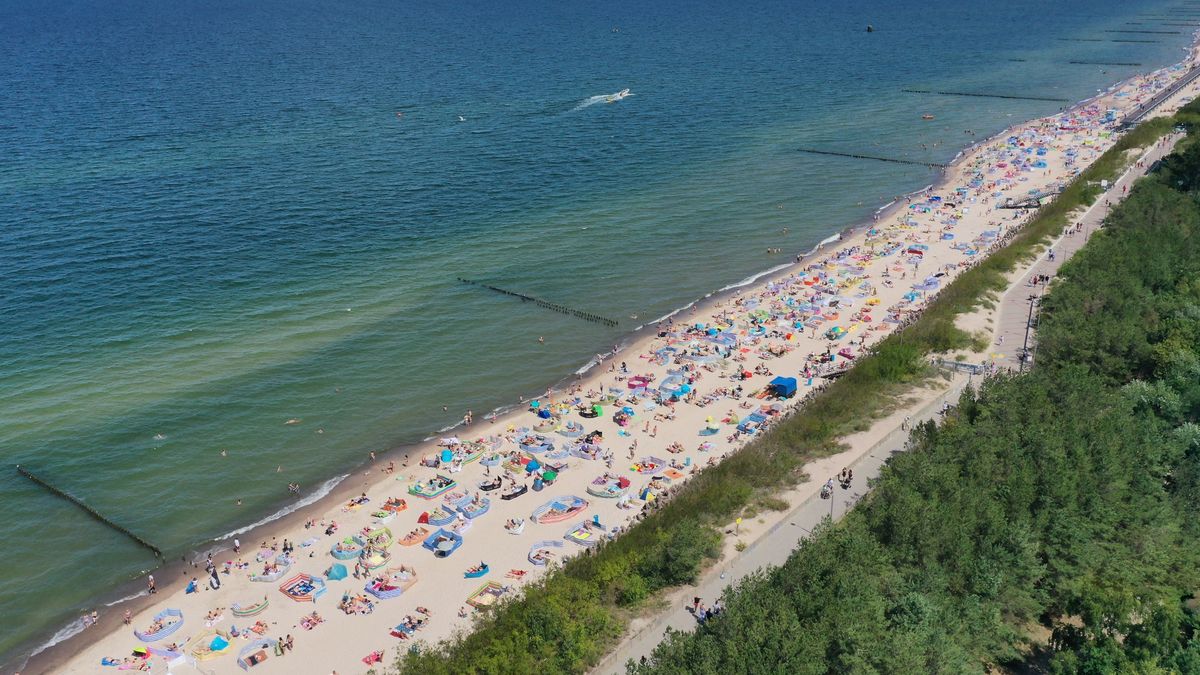 Ratownik mówi o miłosnych igraszkach w Mielnie.
