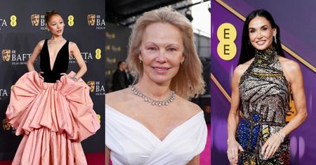 Gala BAFTA 2025: wydekoltowana Ariana Grande, naturalna Pamela Anderson, olśniewająca Demi Moore