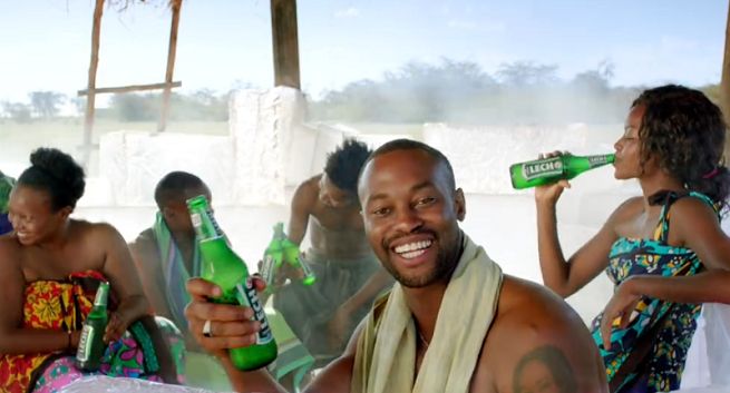 Leszek Chmielewski inspiruje lodową saunę w Afryce w reklamie piwa Lech (wideo)