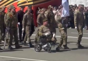 Parada weteranów w Rosji. Setki rannych żołnierzy