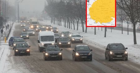 IMGW ostrzega. Fatalne warunki na drogach