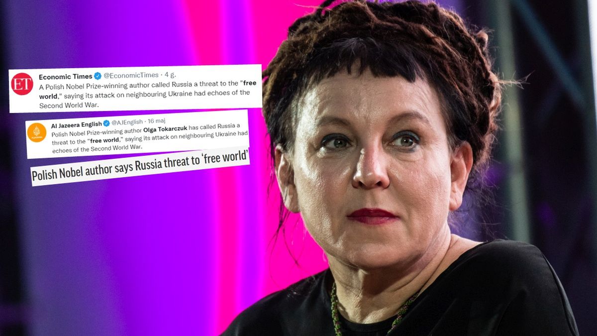 Słowa Olgi Tokarczuk cytują media na całym świecie 