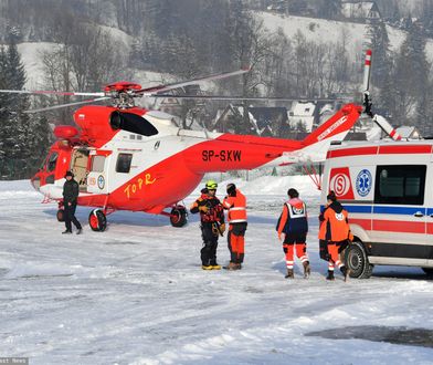 Tragedia w Tatrach. Śmigłowiec i tuzin ratowników w górach