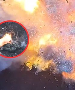 Gigantyczna eksplozja na froncie. Rosyjski BMP zrównany z ziemią