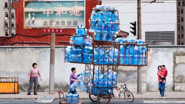 Niesamowici chińscy kurierzy rowerowi 1