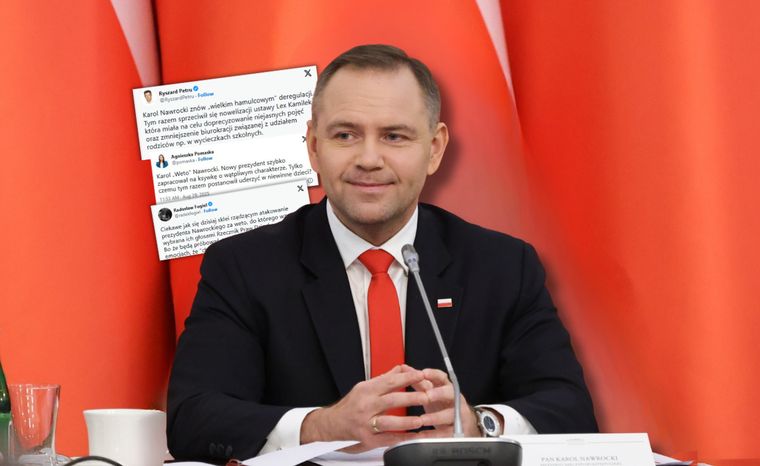 wiadomości,aktualności,WP Wiadomości Weto Nawrockiego. Lawina komentarzy