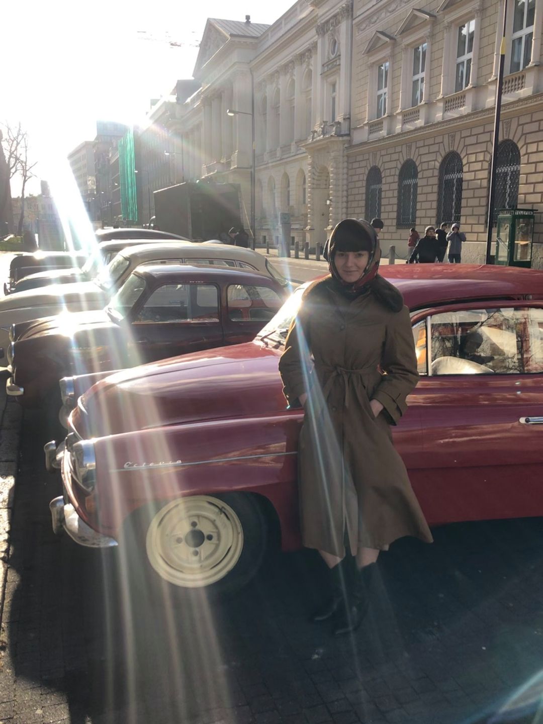 Anna Gańczarek-Rał na planie filmu "Bo we mnie jest seks" (2019)