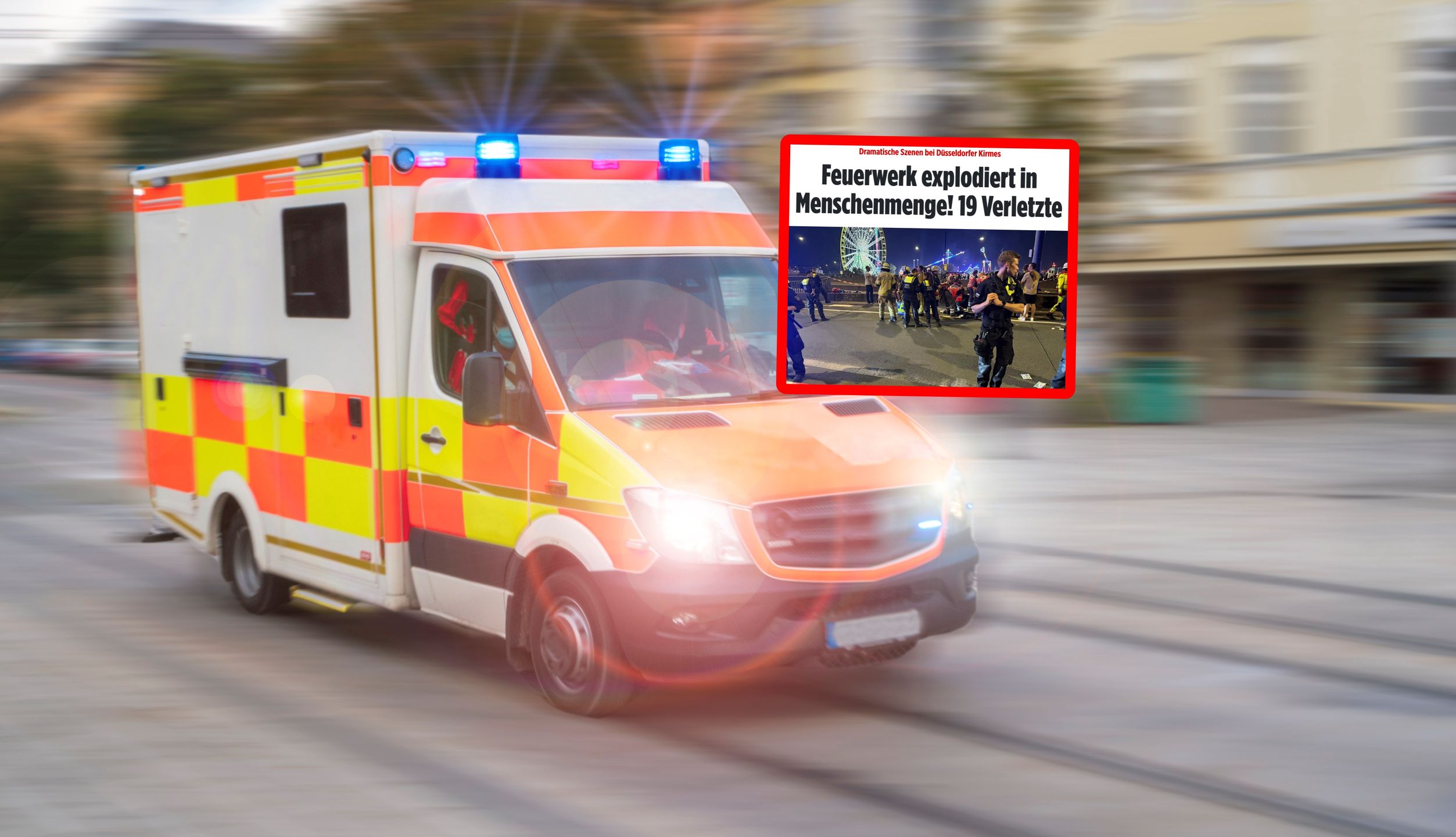 Dramatyczne zdarzenie na pokazie fajerwerków. 