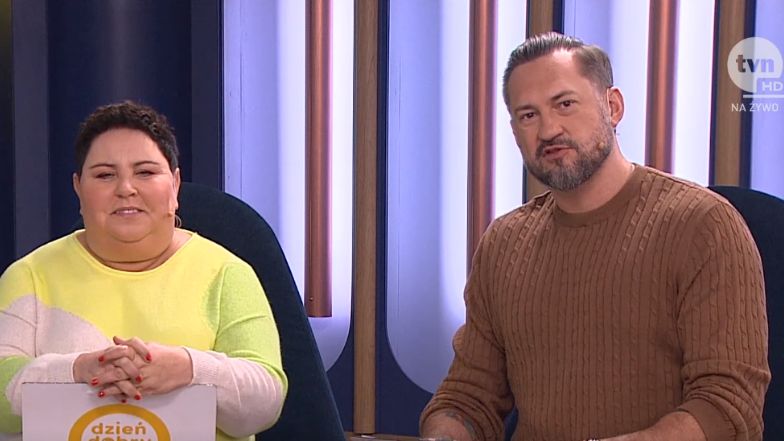 Dorota Wellman i Marcin Prokop w czwartkowym wydaniu "Dzień Dobry TVN"
