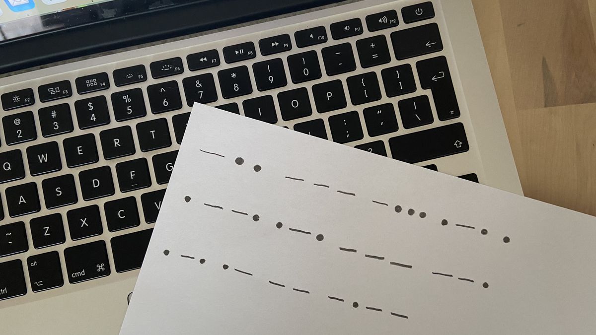 Zapis w alfabecie Morse'a