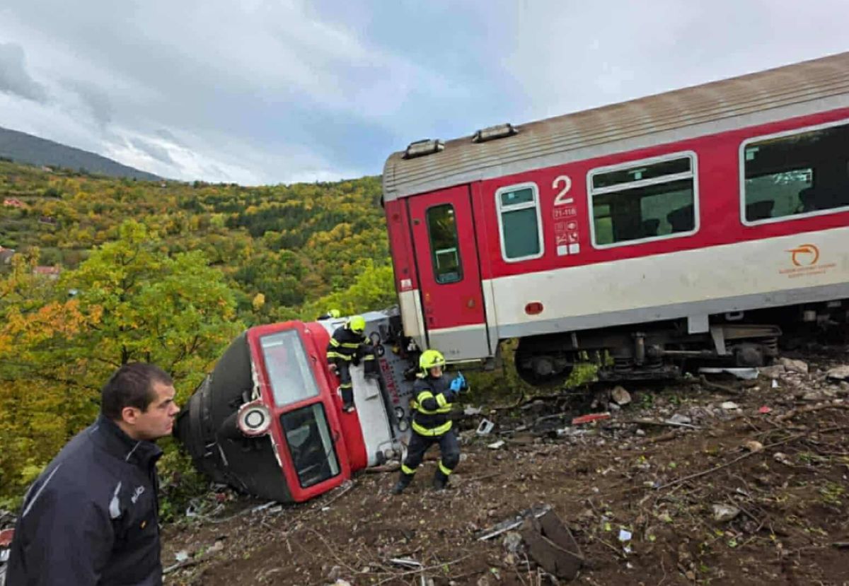 Katastrofa kolejowa na Słowacji. Około 100 rannych