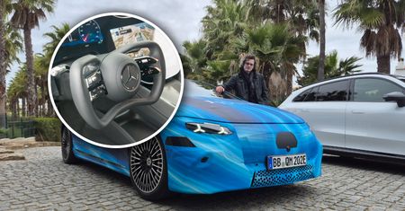 Mercedes z wolantem zamiast kierownicy. Nie oderwiesz od niego rąk
