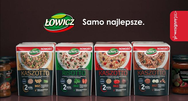 Łowicz reklamuje Kaszotto i Risotto (wideo)