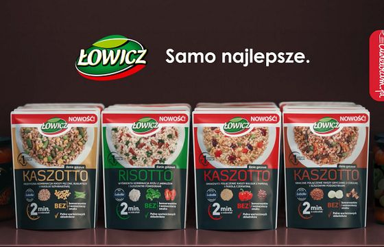 Łowicz reklamuje Kaszotto i Risotto (wideo)