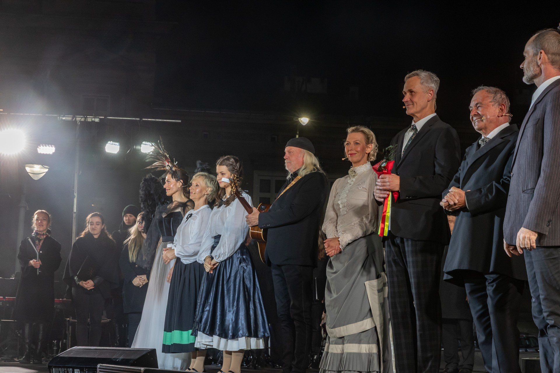 Widowisko &#34;Sen o Podgórzu&#34; na Rynku Podgórskim