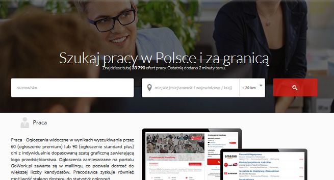 Gowork liderem. Linkedin z dużym wzrostem, w dół Pracuj i Indeed (TOP10 stron o pracy)