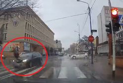 Wstrząsające wideo z potrącenia pieszego. Wszystko się nagrało