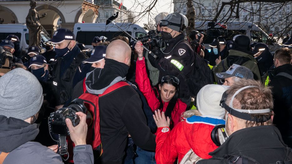 Warszawa 10.04.2021. 11. rocznica Katastrofy Smolenskiej na Placu Pilsudskiego.