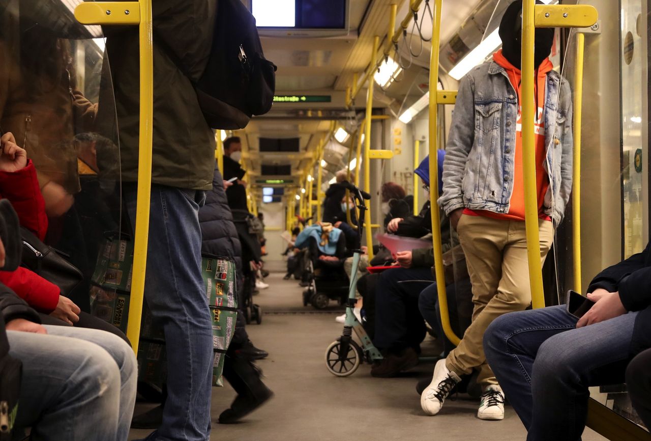 Berlińskie metro podczas pandemii koronawirusa 