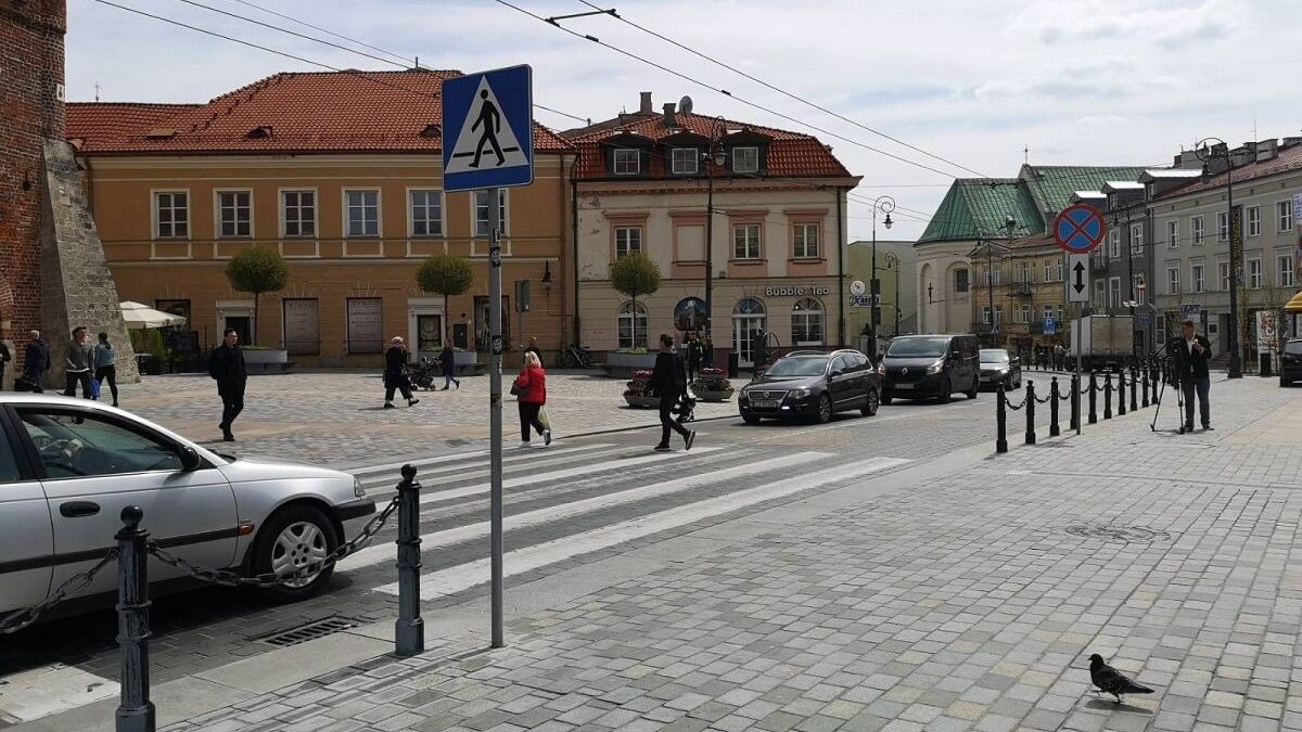 Przejście dla pieszych na ul. Królewskiej