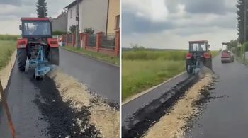 Rolnik zaorał asfalt. Teraz wyszedł na wolność. Adwokat mówi wprost