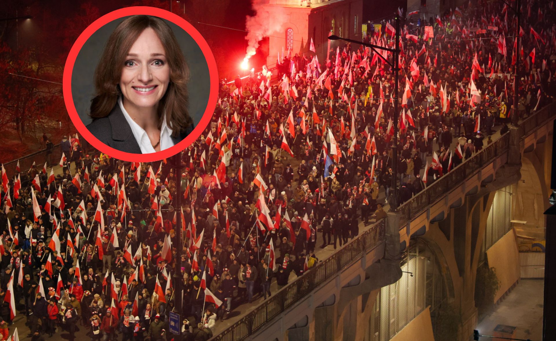 Marsz Niepodległości. Warszawa, 11 listopada 2024 roku