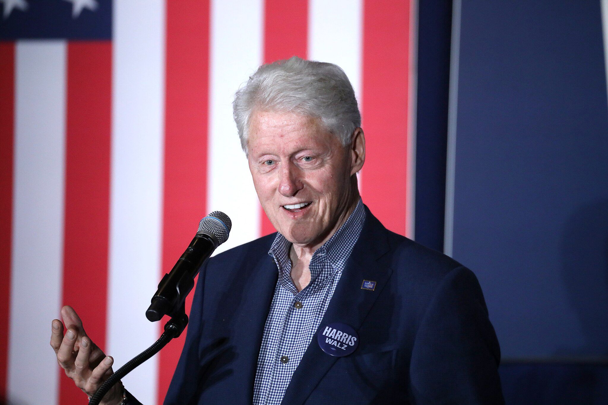 Bill Clinton w 2024 roku