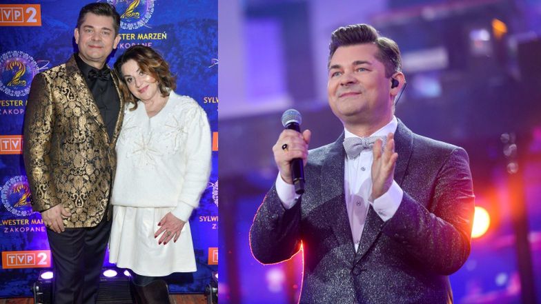 Zenon Martyniuk z żoną