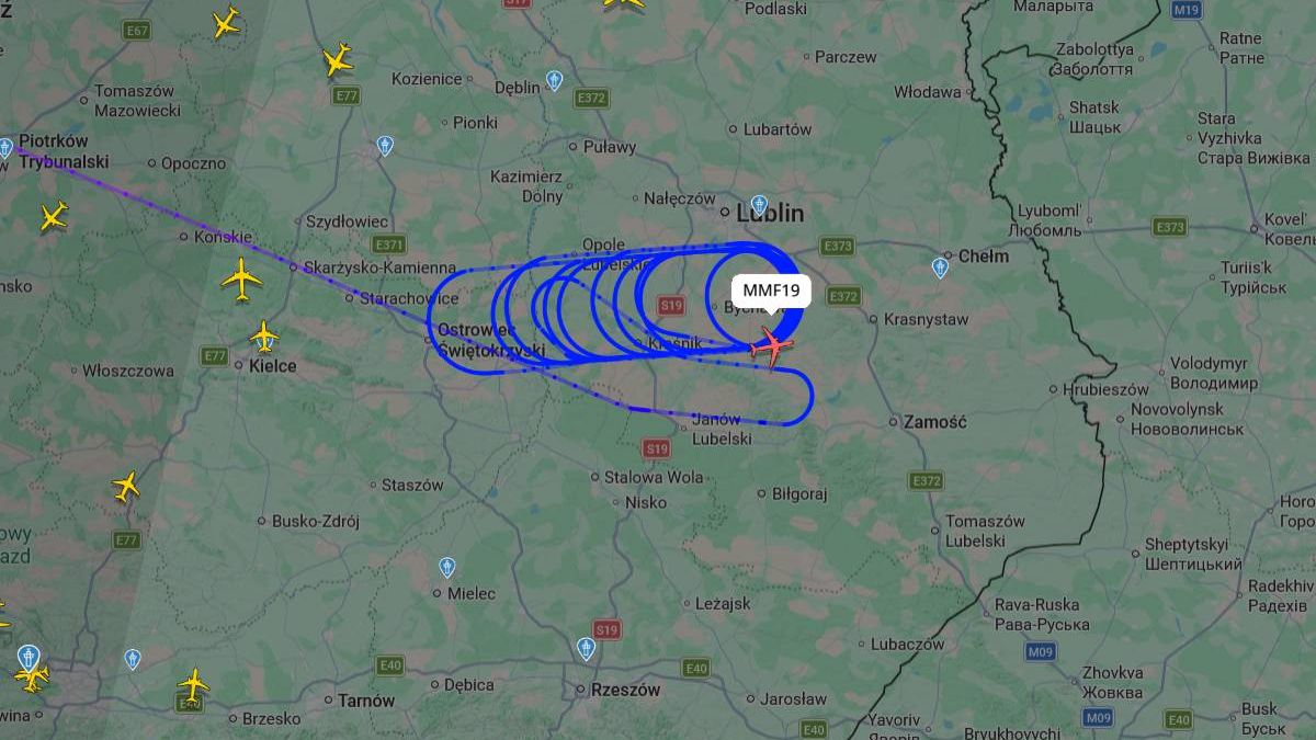 Airbus A330 NATO nad Lubelszczyzną