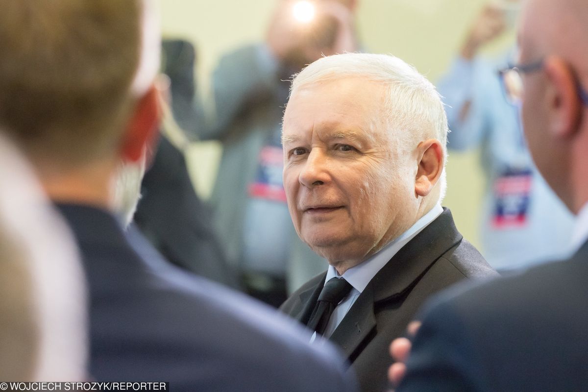 Prezes PiS Jarosław Kaczyński