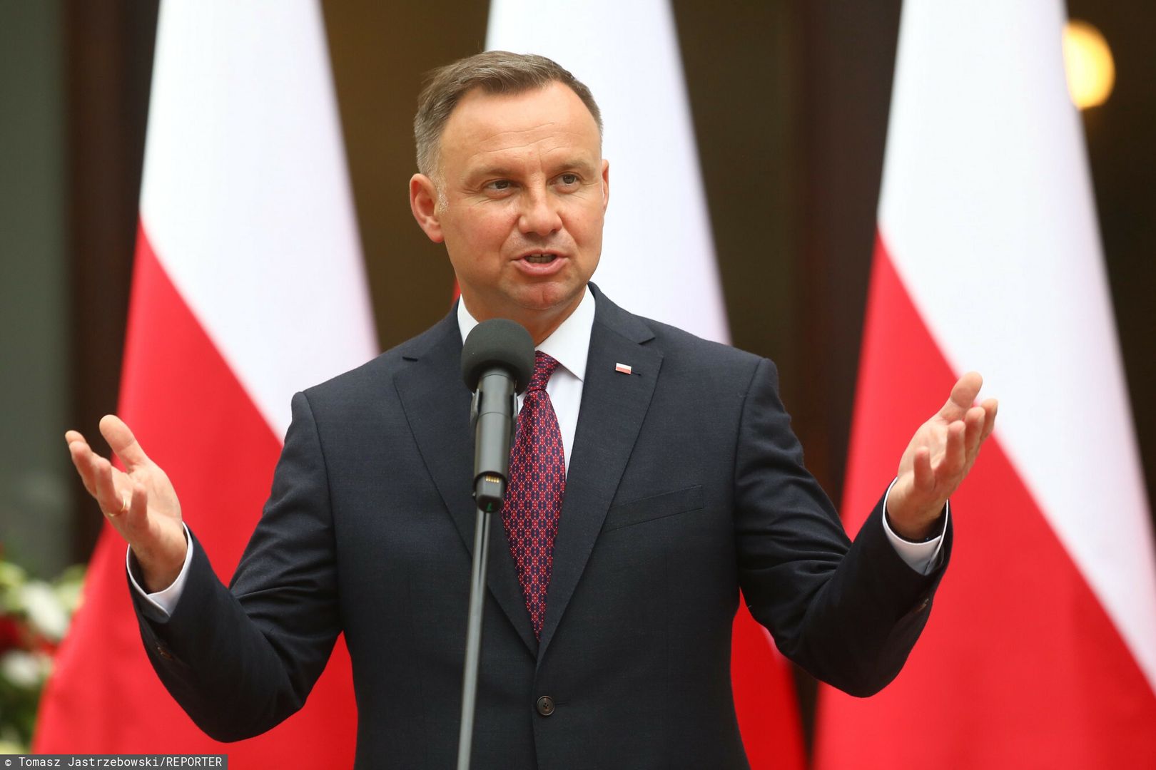 Prezydent Andrzej Duda o szczepieniu. Pytanie o segregację ludzi