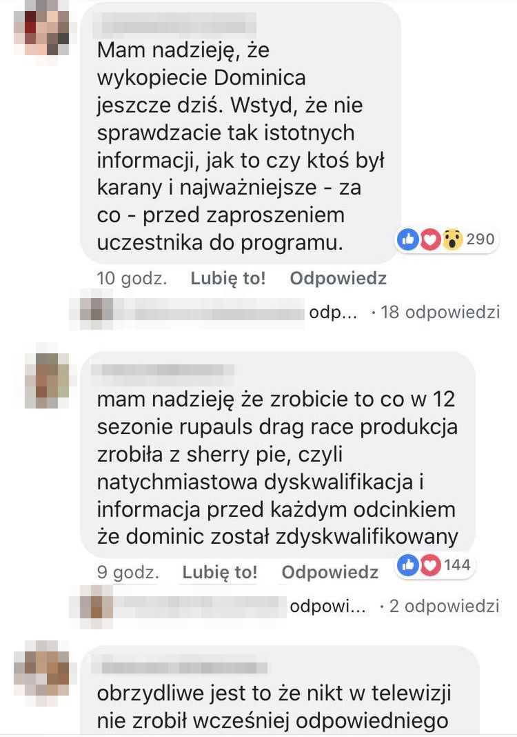 Internauci żądają usunięcia Dominica D'Angelica z programu